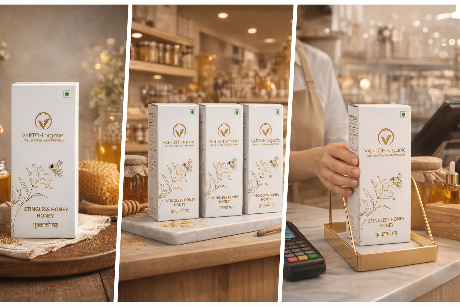 Vartoh Organic Honey Box